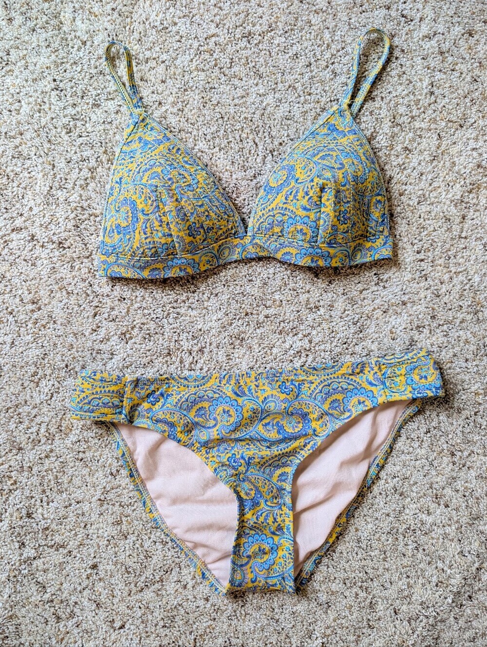Antonio Melani bikini Swim Suit paisley print Liberty London Fabric 8-10 Medium